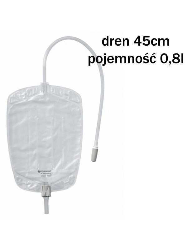 051740 Worek Conveen Do Zbiórki Moczu Dren 45cm pojemność 0,8l Coloplast