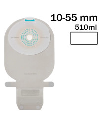 104580 Worek 1-cz Sensura Mio MAXI 510 ml, 10-55mm Otwarty Przezroczysty Coloplast