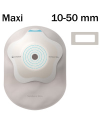 181700 Worek 1-cz SenSura Mio Concave 10-50mm Maxi Z Filtrem Neutralny z Okienkiem  Zamknięty Coloplast