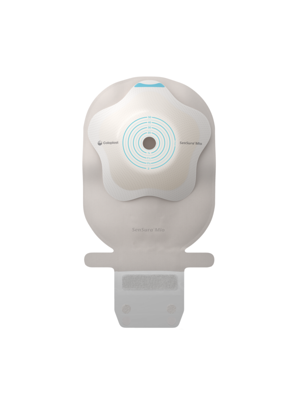 182600 Worek 1-cz SenSura Mio Concave 10-50mm Midi Z Filtrem Neutralny z Okienkiem Otwarty Coloplast