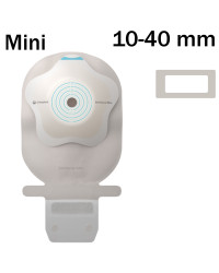 182500 Worek 1-cz SenSura Mio Concave 10-40mm Mini Z Filtrem Neutralny z Okienkiem Otwarty Coloplast