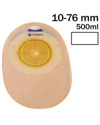 154700 Worek SenSura Kolostomijny 1-cz 10-76 mm 500 ml Zamknięty Przezroczysty Coloplast