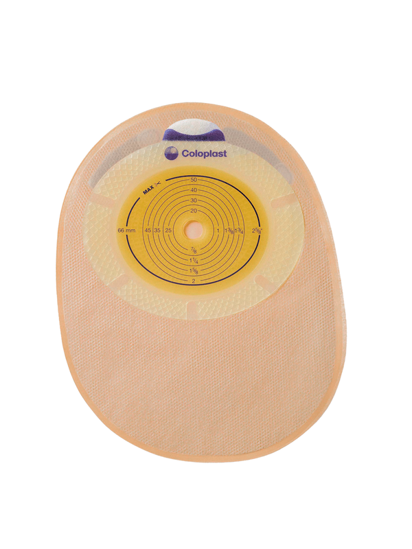 154700 Worek SenSura Kolostomijny 1-cz 10-76 mm 500 ml Zamknięty Przezroczysty Coloplast