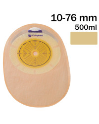 154800 Worek SenSura Kolostomijny 1-cz 10-76 mm 500 ml Zamknięty Cielisty Coloplast