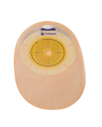 150300 Worek SenSura Kolostomijny 1-cz 10-76 mm 500 ml Zamknięty Cielisty z Okienkiem Coloplast