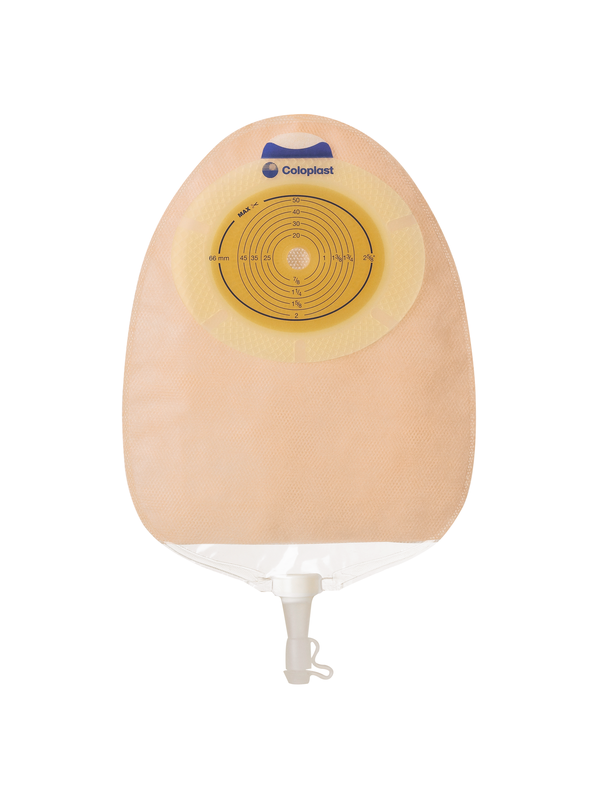 118120 Worek Urostomijny 1-cz SenSura Convex Light 15-43 mm 400 ml Maxi Przezroczysty Coloplast