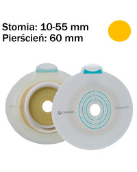 105220 Płytka Stomijna SenSura Mio Click 60/10-55 mm Płaski Przylepiec Z uszkami Do Paska Coloplast