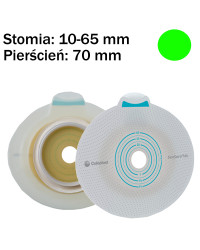 105310 Płytka Stomijna SenSura Mio Click 70/10-65mm Płaski Przylepiec Z uszkami Do Paska Coloplast