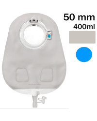 114960 Worek Urostomijny 2-cz SenSura Mio Click  50mm 400ml Midi Neutralny Szary Coloplast