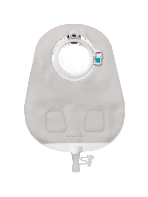 114960 Worek Urostomijny 2-cz SenSura Mio Click  50mm 400ml Midi Neutralny Szary Coloplast