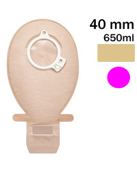 103640 Worek Dwuczęściowy SenSura Click 40 mm 650 ml Cielisty Otwarty Coloplast