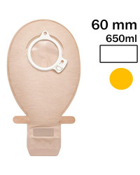 103660 Worek Dwuczęściowy SenSura Click 60 mm 650 ml Przeźroczysty Otwarty Coloplast