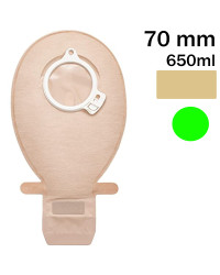 103670 Worek Dwuczęściowy SenSura Click 70 mm 650 ml Cielisty Otwarty Coloplast