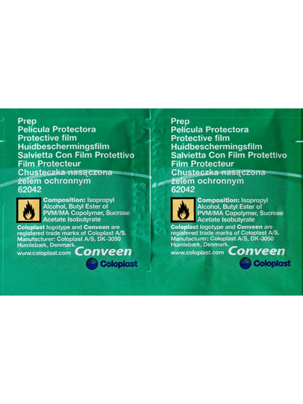 620420 Prep Chusteczka Nasączona Żelem Ochronnym Do Założenia Cewnika Conveen Coloplast