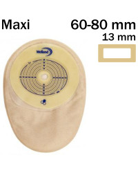 XMHCL513 Worek Jednoczęściowy Aurum Closed 13/60-80 mm Maxi Zamknięty Welland Beżowy z Okienkiem Z Miodem Manuka