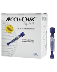 Accu-Chek Pojemnik Na Insulinę Do Pomp Accu-Chek Plastikowy Niebieski