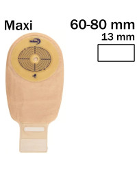 XMHDL713 Worek Jednoczęściowy Aurum  Drainable 13/60-80mm Maxi Welland Z Miodem Manuka Przezroczysty Otwarty