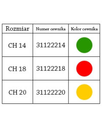 31122220 MBH Qufora Cewnik Wewnętrzny Foleya 100% Silikonowy CH20
