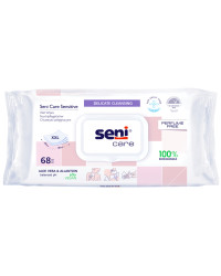 Seni chusteczki nawilżane pielęgnacyjne Sensitive 68 szt.