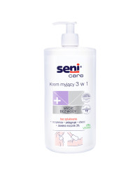 Seni krem myjacy 3w1 bez użycia wody dla osoby leżącej 1000ml
