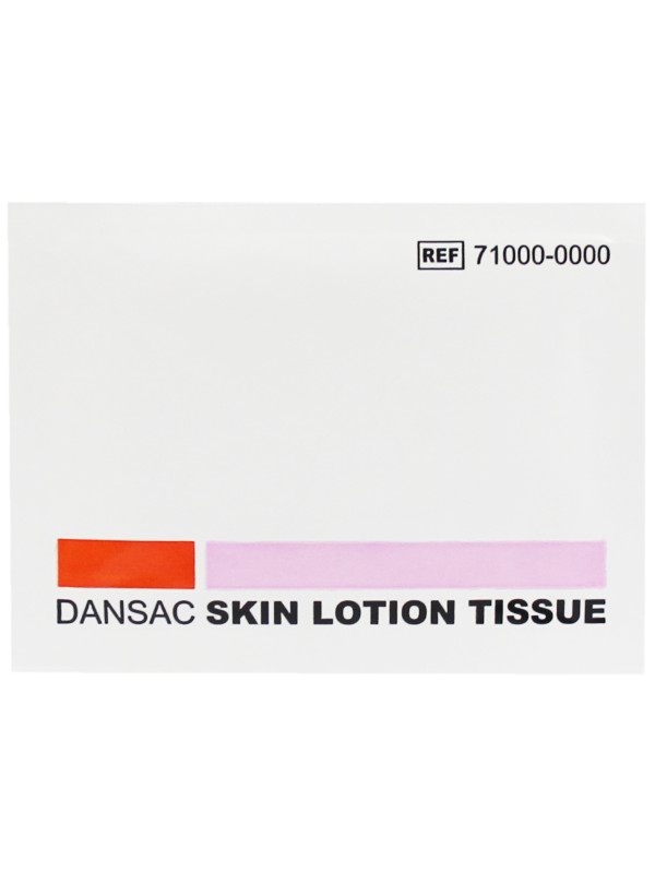 71000-0000 Chusteczki Skin Lotion Odżywka Do Skóry Wokół Stomii 13x19cm  Dansac