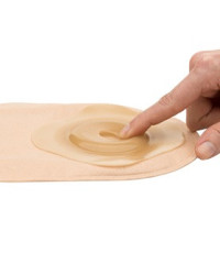 842-46 Worek Stomijny Nova1 FoldUp 15-46 mm 550 ml Convex 6 mm Otwarty Przezroczyste Dansac