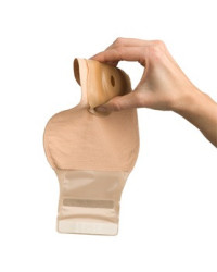 842-46 Worek Stomijny Nova1 FoldUp 15-46 mm 550 ml Convex 6 mm Otwarty Przezroczyste Dansac