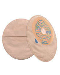 421816 Worek 1-częściowy Stomijny ConvaTec Esteem + Zamknięty Mały z Filtrem 20-70 mm Beżowy Z Okienkiem