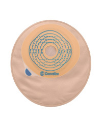 421816 Worek 1-częściowy Stomijny ConvaTec Esteem + Zamknięty Mały z Filtrem 20-70 mm Beżowy Z Okienkiem