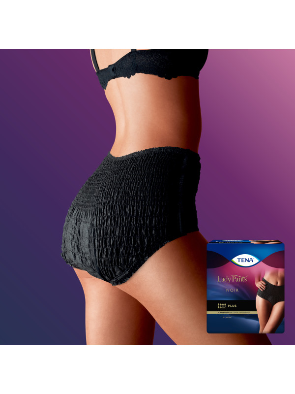 TENA Lady Pants Plus Noir majtki chłonne dla kobiet