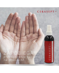 Cerasept+ Antybakteryjny Płyn Do Uszkodzonej Skóry, Na Odleżyny 100ml Ropiejąca Rana