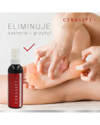 Cerasept+ Antybakteryjny Płyn Do Uszkodzonej Skóry, Na Odleżyny 100ml Ropiejąca Rana