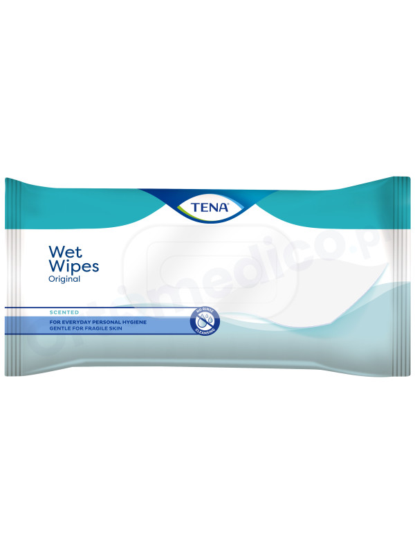 TENA Wet Wipes Original mokre chusteczki nawilżające 80 szt.