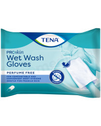 TENA ProSkin Wet Wash Gloves nawilżające myjki do ciała 8 szt.