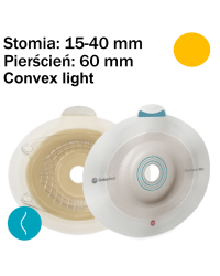 169210 Płytka Stomijna SenSura Mio Convex Light Click 60/15-40mm Wypukły Przylepiec Coloplast