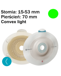 169310 Płytka Stomijna SenSura Mio Convex Light Click 70/15-53mm Wypukły Przylepiec Coloplast