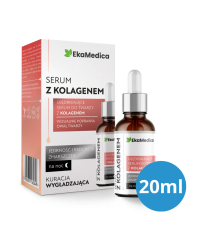 Kolagenowe Serum do Twarzy EkaMedica 20 ml – Wygładza i Intensywnie Ujędrnienia