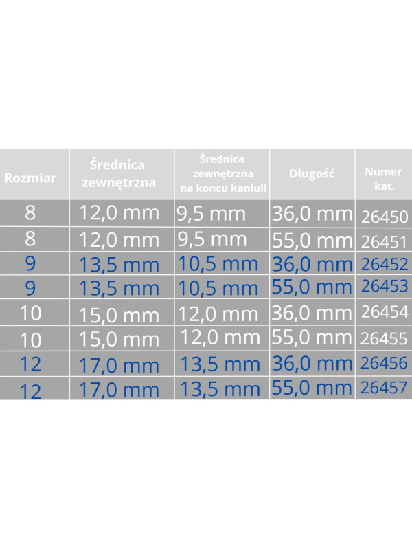 Rurka Tracheostomijna Silikonowa Servox Soft Tube 22mm z Fenestracją Rozmiar 12