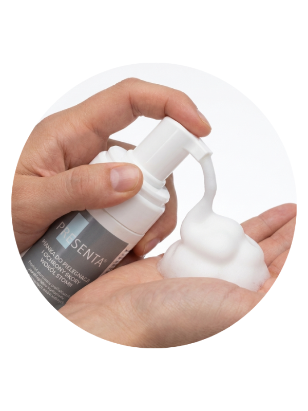 423294 Pianka Do pielęgnacji I Ochrony Skóry Wokół Stomii Presenta  200 mlConvaTec