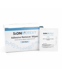 423782 Gaziki Chusteczki Do Zmywania Kleju Ściąganie Sprzętu Adhesive Remover Wipe Sion Biotext ConvaTec