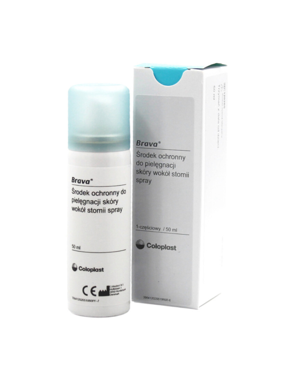 120205 Brava Spray Środek Ochronny Do Pielęgnacji Skóry Stomii Coloplast