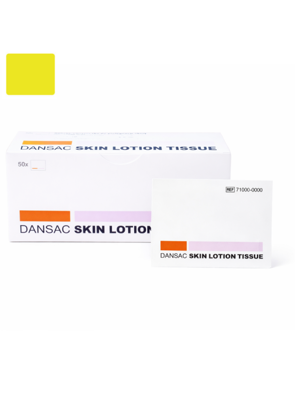 71000-0000 Chusteczki Skin Lotion Odżywka Do Skóry Wokół Stomii 13x19cm  Dansac