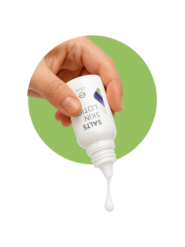 833006 Lotion 28ml Łagodzący Skaleczenia, Podrażnienie i Zaczerwienienia Skóra Wrażliwa, Skóra Wokół Stomii SALTS