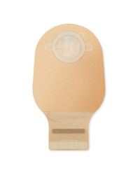 1215-70 Worek Stomijny Dwuczęściowy Nova 2 70 mm 590 ml Beż Otwarty