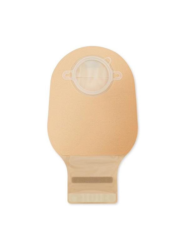1215-70 Worek Stomijny Dwuczęściowy Nova 2 70 mm 590 ml Beż Otwarty