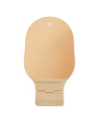 1215-70 Worek Stomijny Dwuczęściowy Nova 2 70 mm 590 ml Beż Otwarty