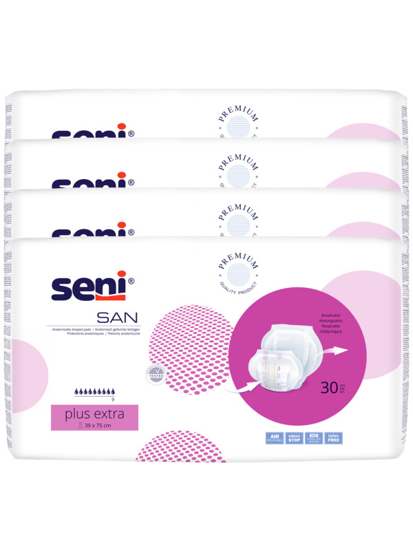 Seni San Plus Extra pieluchy anatomiczne na nietrzymanie moczu