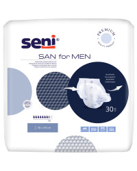 Seni San For Men pieluchy wkłady anatomiczne dla mężczyzn - bielizna chłonna dla mężczyzn