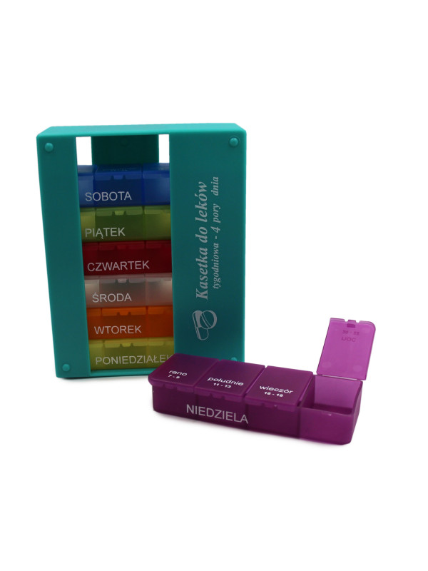 Kasetka Elena na 7 Dni Tygodnia Organizer na Leki El- Comp