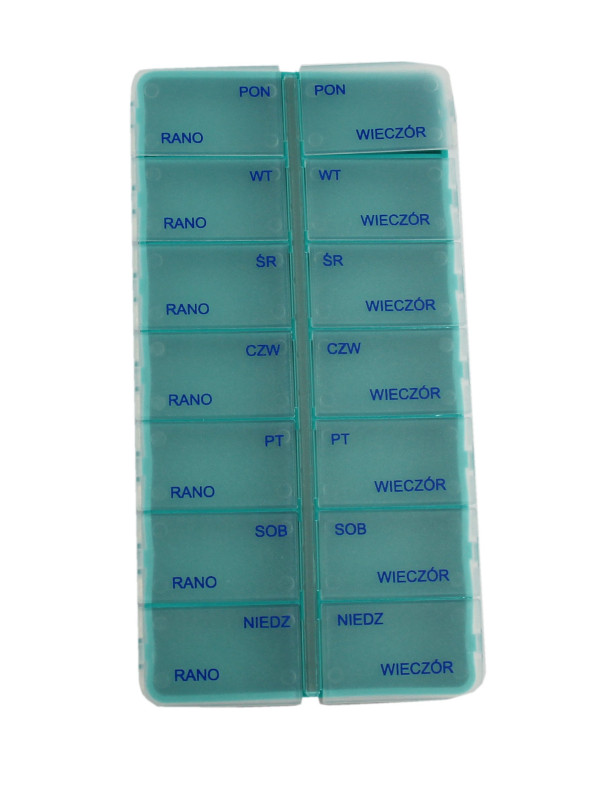 Kasetka Tygodniowa 2 Pory Dnia 7x2 EL-COMP